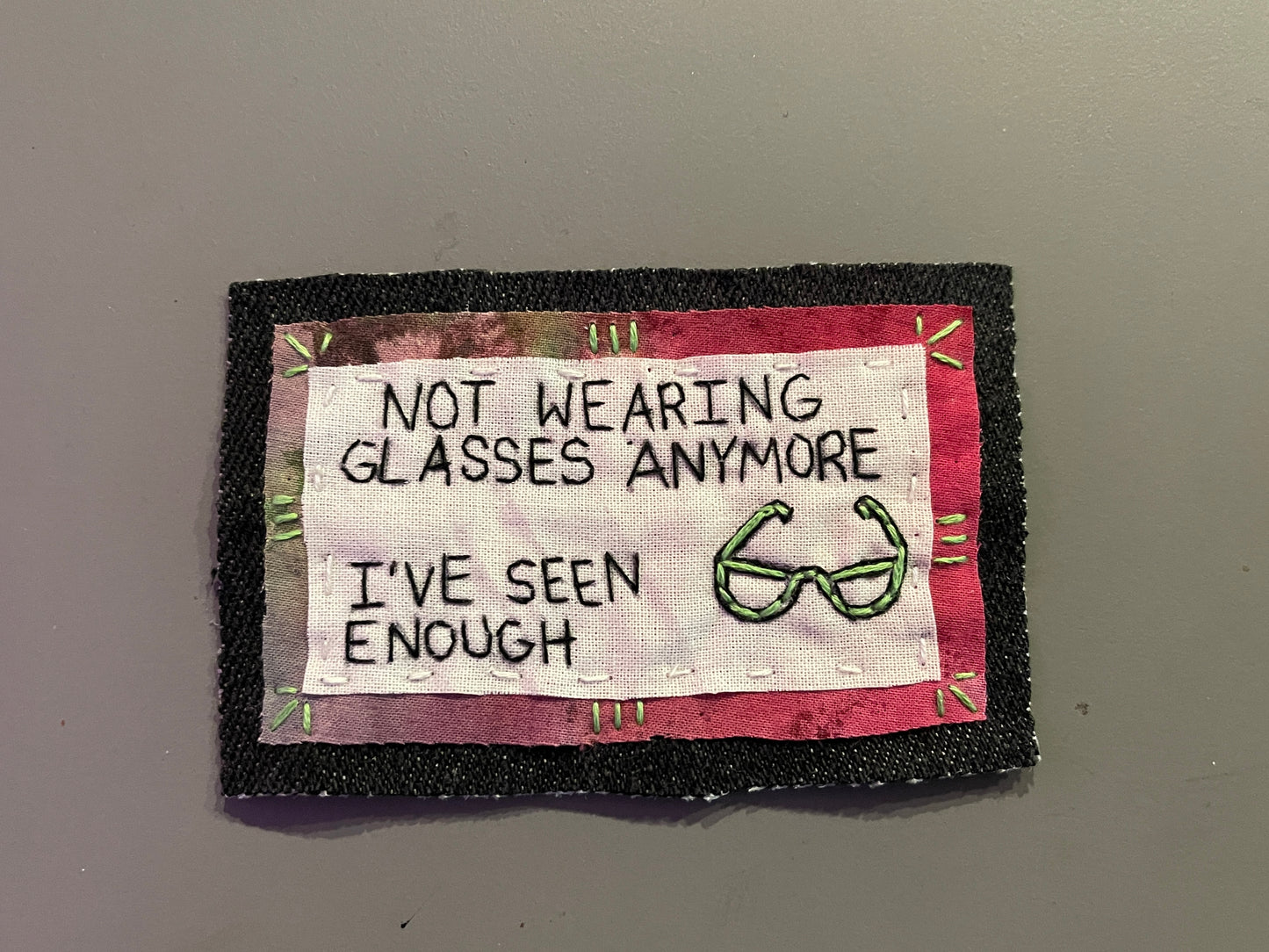 "i've seen enough" patch