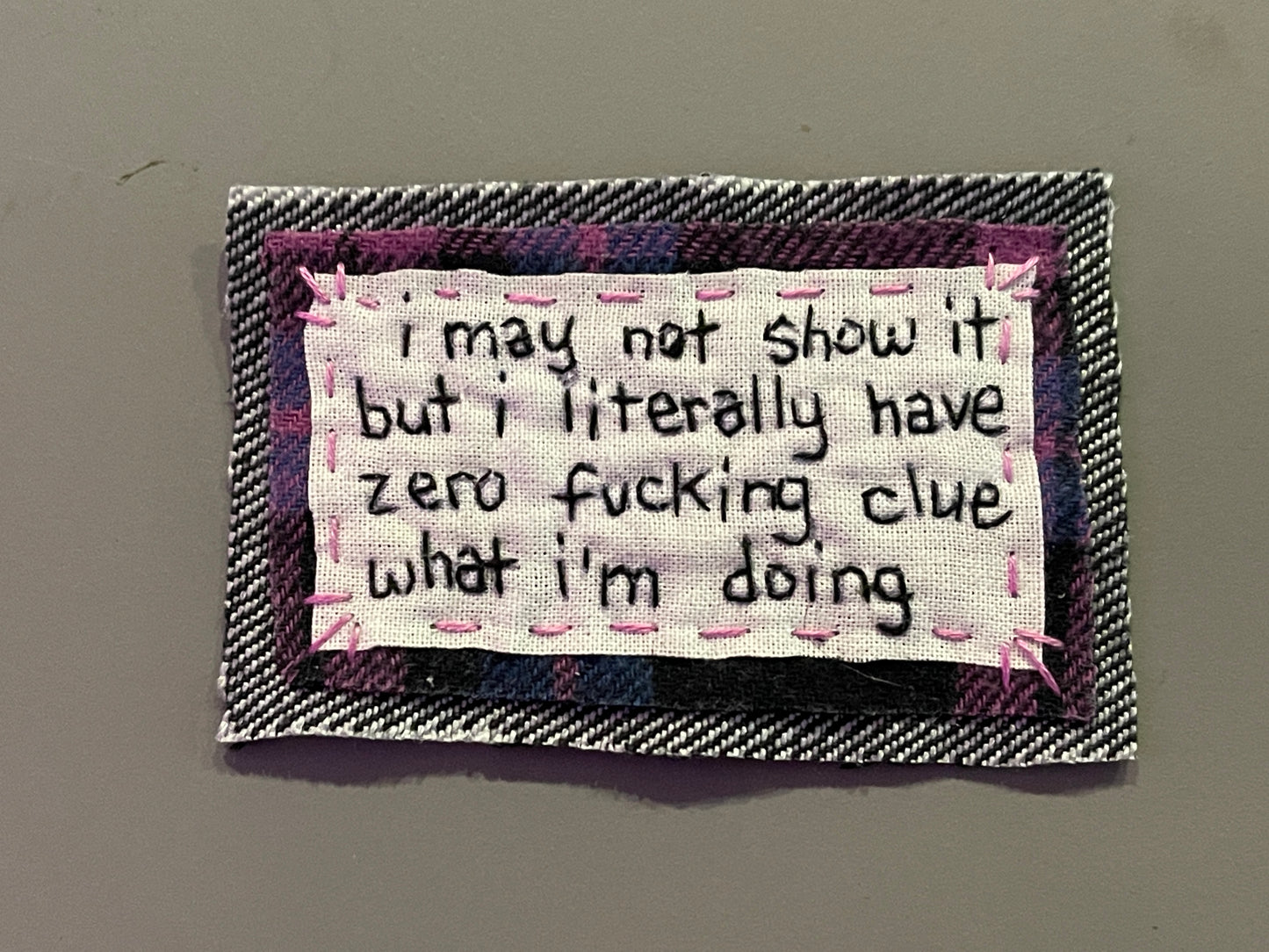 "zero fucking clue" patch