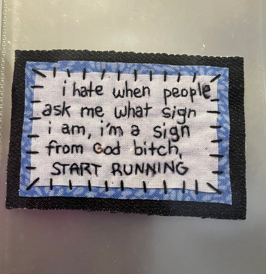 "sign from god" patch