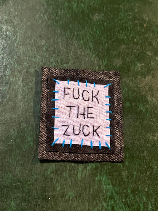 "fuck the zuck" patch