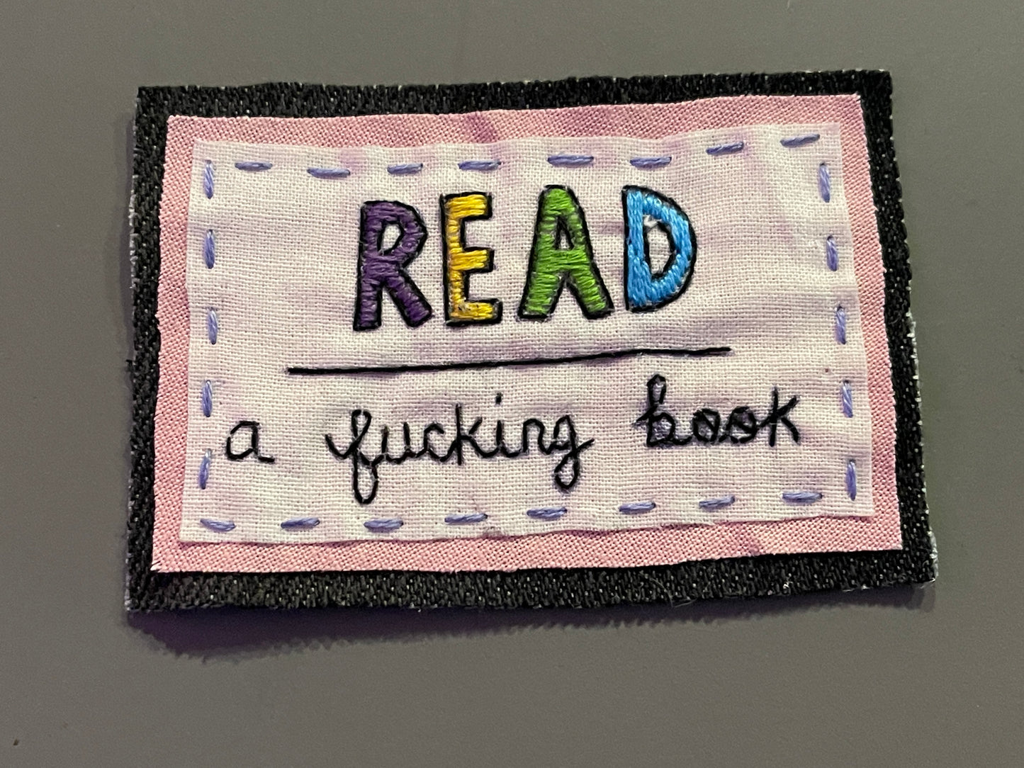 "read a book" patch